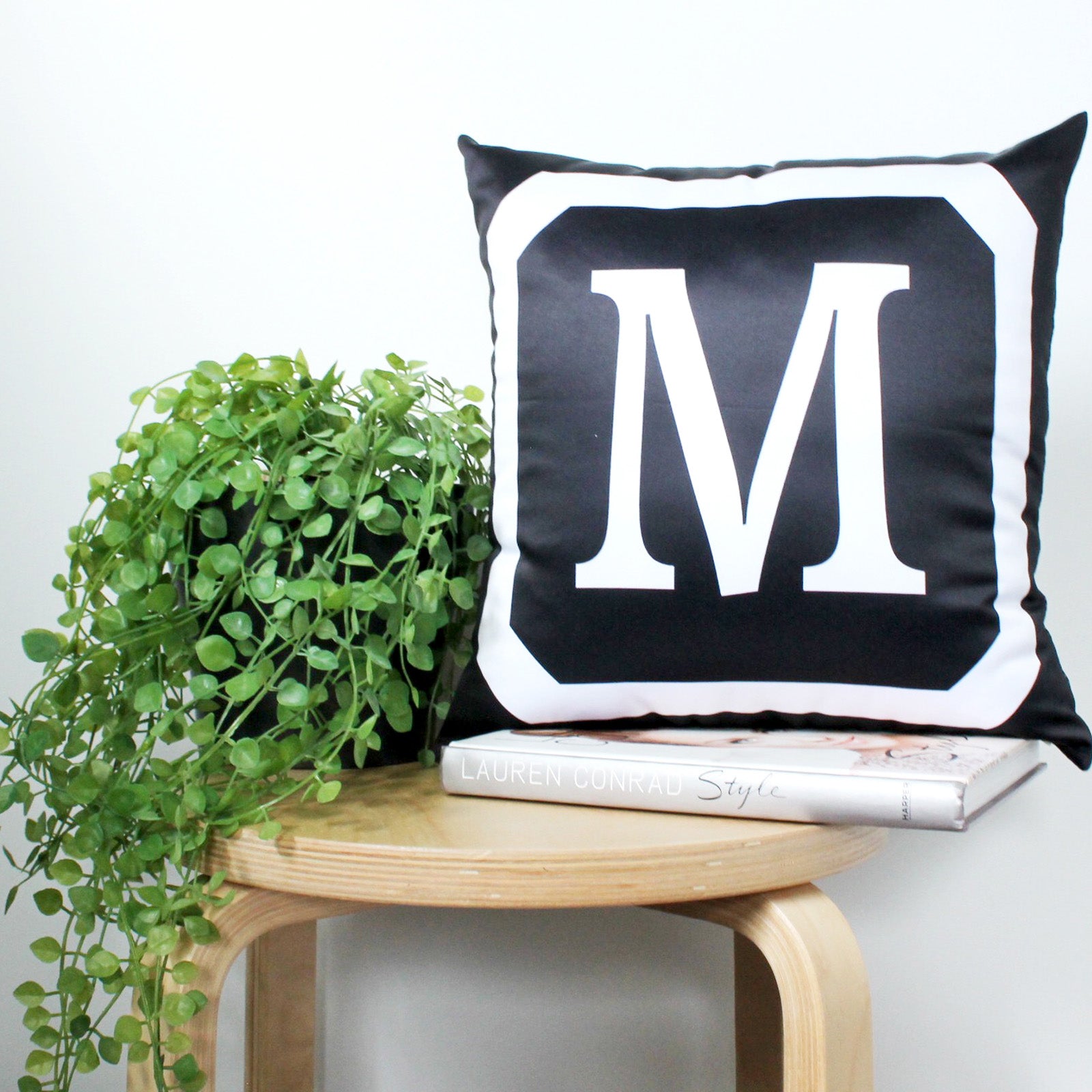 Monogrammed Cushion Cover