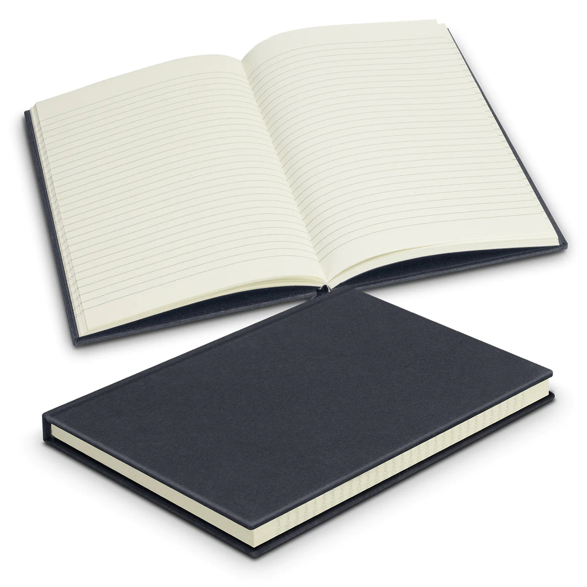 Mr William Repurposed Cotton Notebook Navy | Miss Monogram