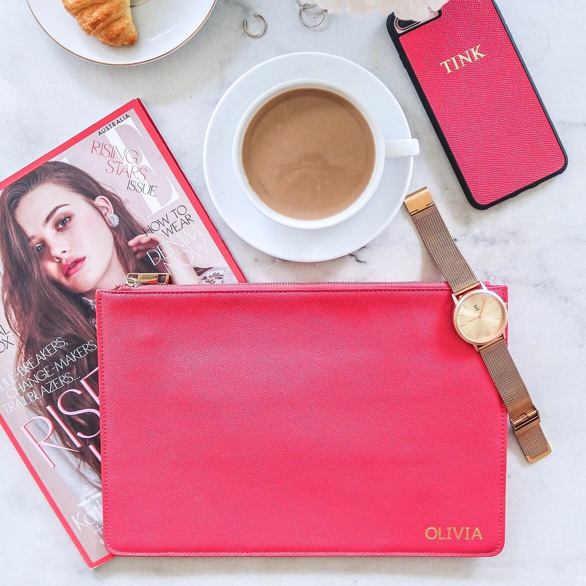 Miss-Victoria-Clutch-Watermelon | Miss Monogram